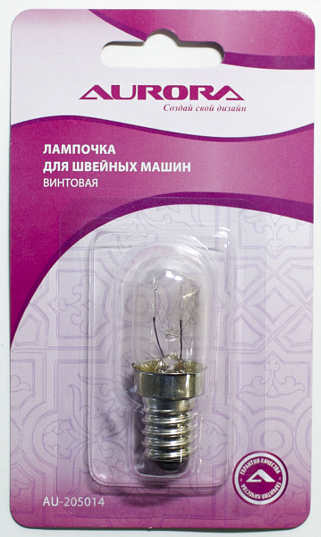 Лампочка Aurora AU-205014 (винтовая, 20x50 мм, 15 Вт)
